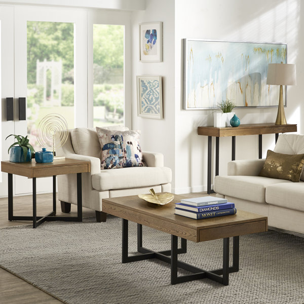 Sand & Stable Burch 3 Piece Coffee Table Set & Reviews Wayfair